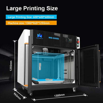 Mingda MD600D Dual Extruder 3D Printer