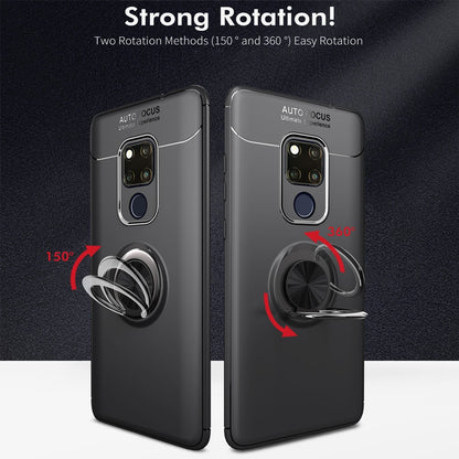 NALIA Ringhülle für Huawei Mate 20X – Ring-Ständer 360° & für Magnet-Halter – GRIP360 (Mattiertes Silikon Case) – Marke aus Berlin