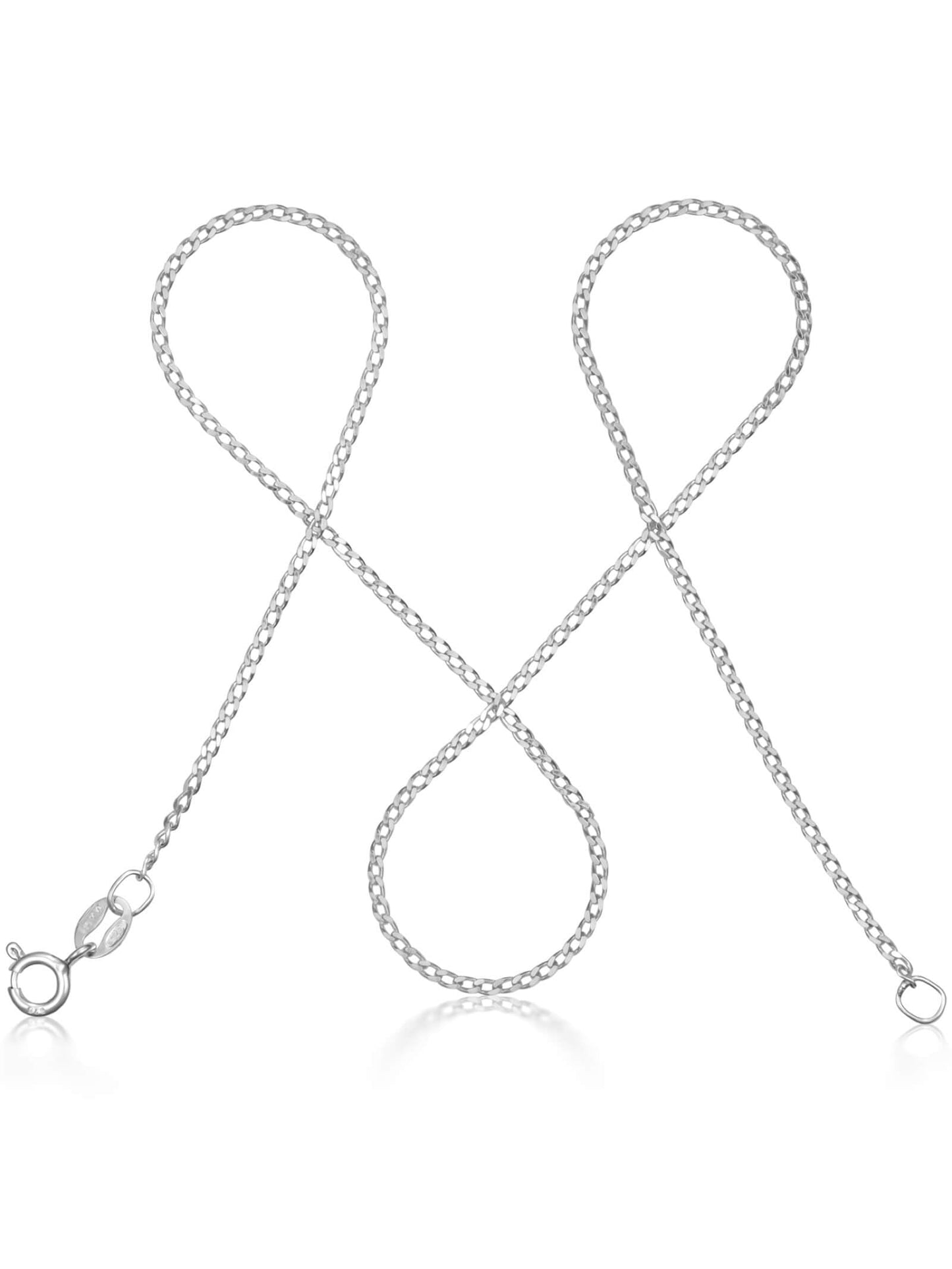 TIMELESS Panzerkette Filigran Silber