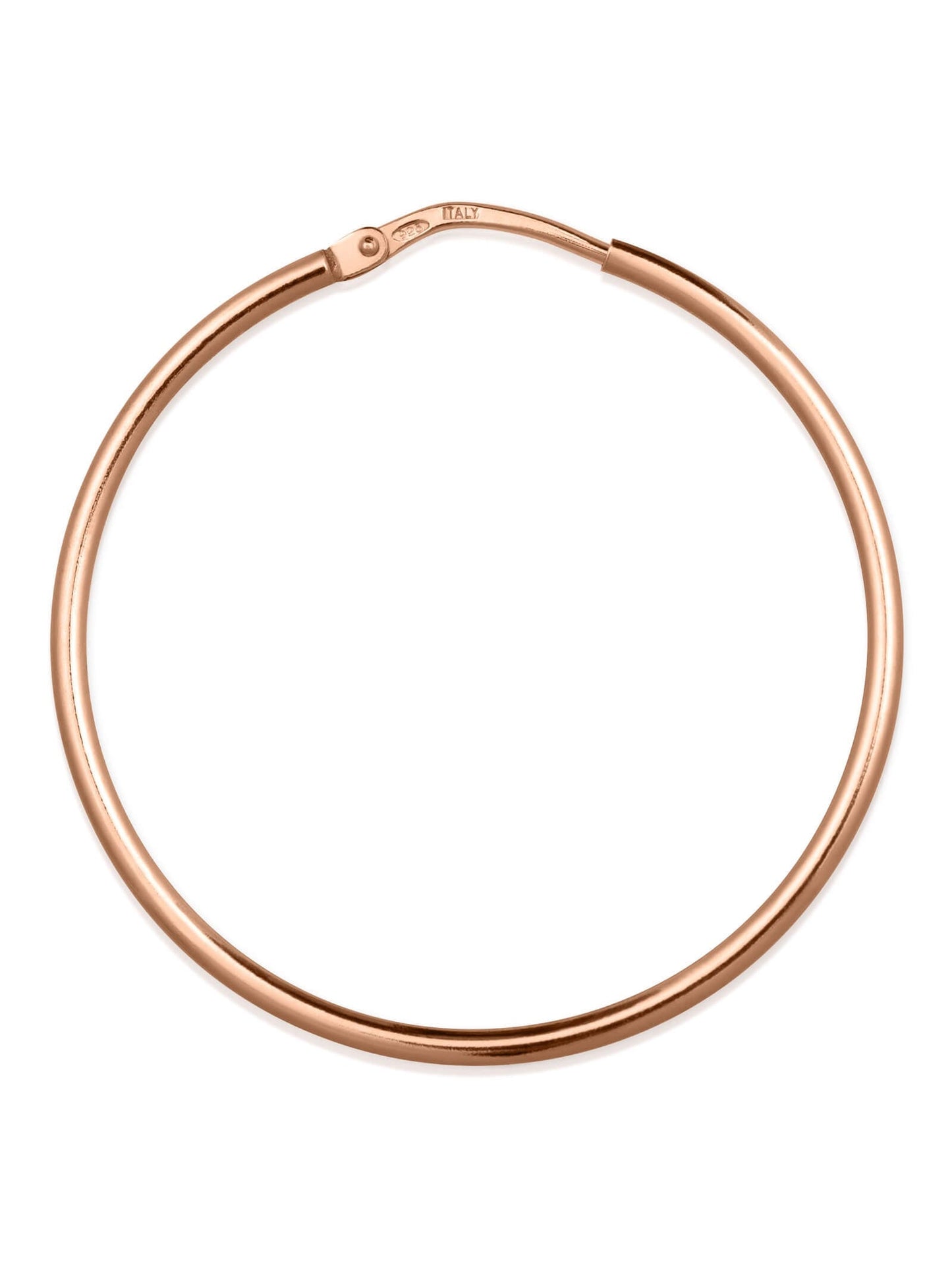 Kreis Creolen Klassisch Roségold Vergoldet