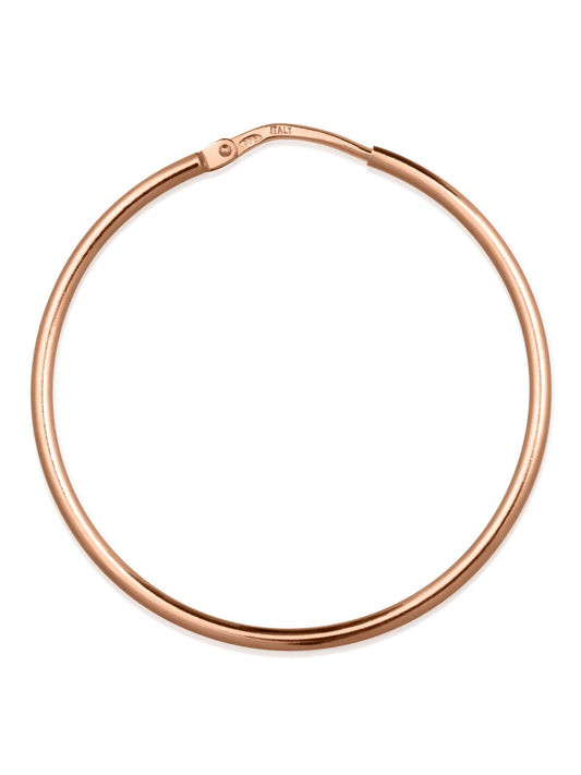 Kreis Creolen Klassisch Roségold Vergoldet