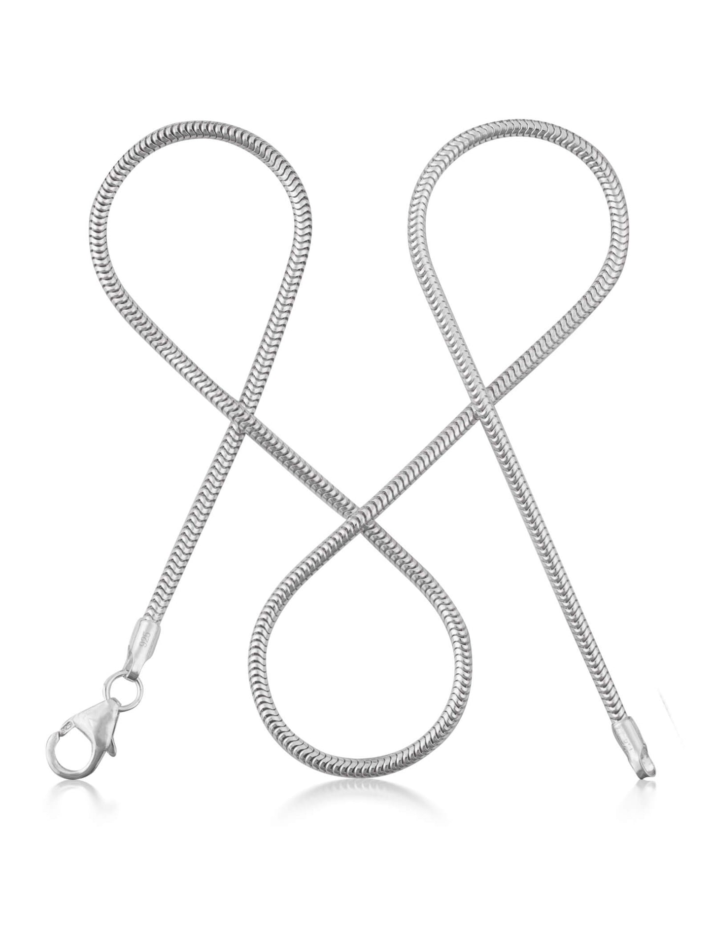ETERNITY Schlangenkette Fein Silber