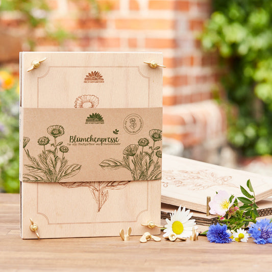 Flower press for flowers, blossoms &amp; co.