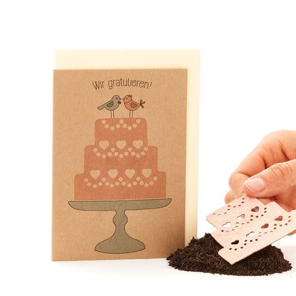 Wedding card "Cake"