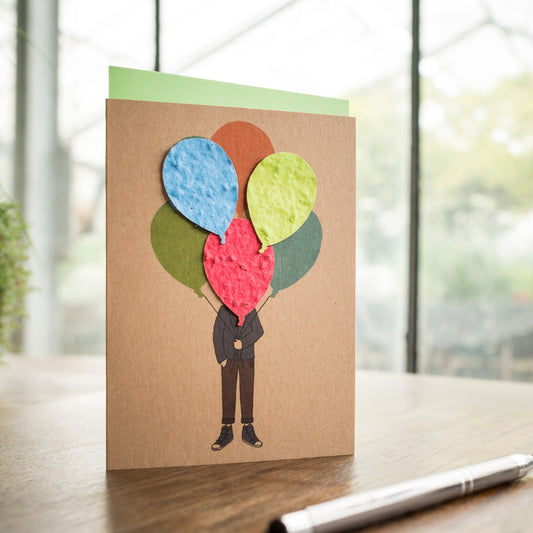 Greeting card "Balloon Bouquet"
