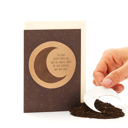 Condolence card "You are no longer here"