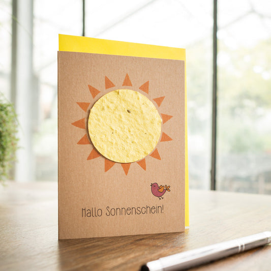 Greeting card "Hello Sunshine"