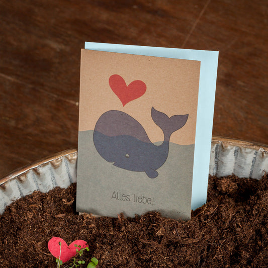 Greeting card "All the best"