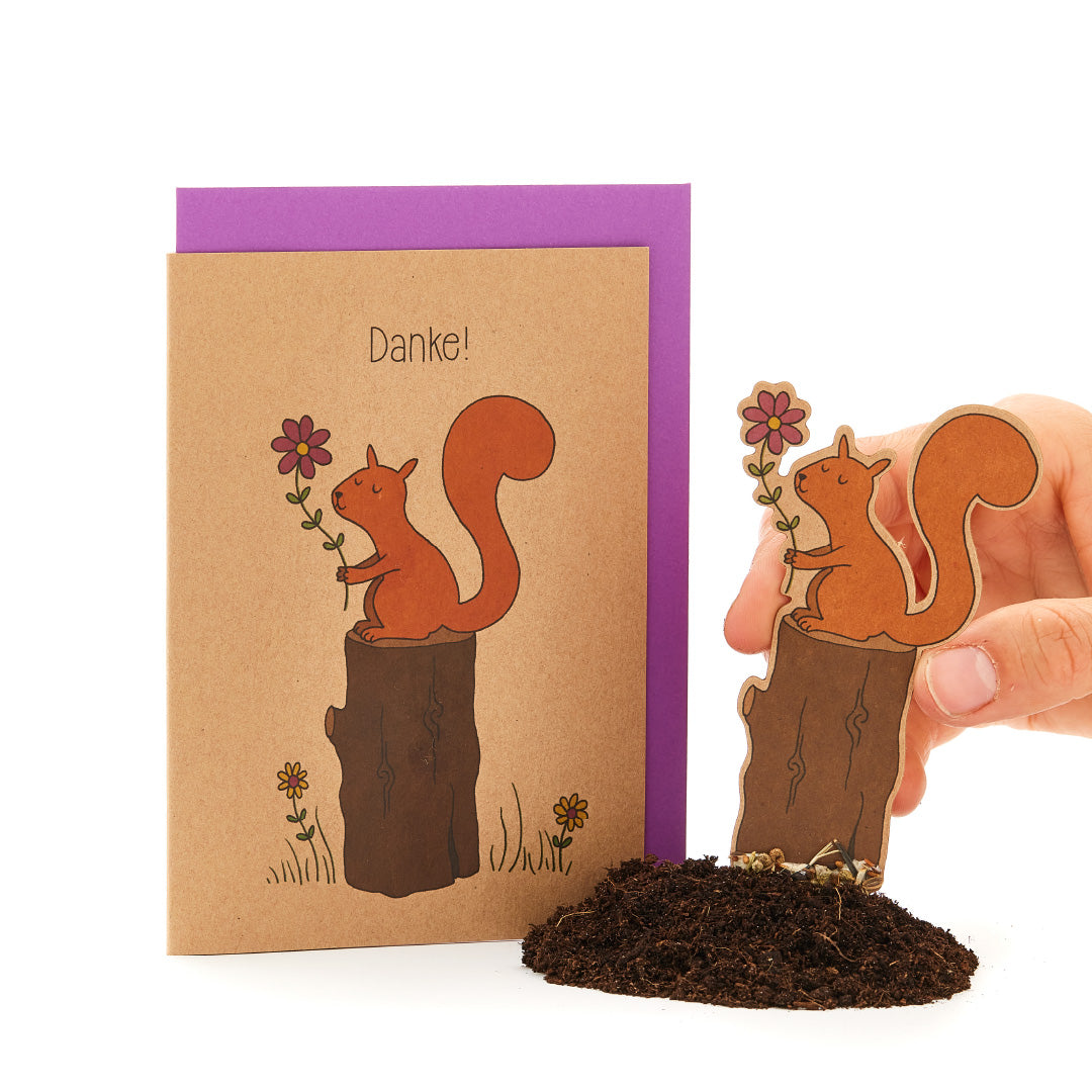 Thank you card "Squirrel" 