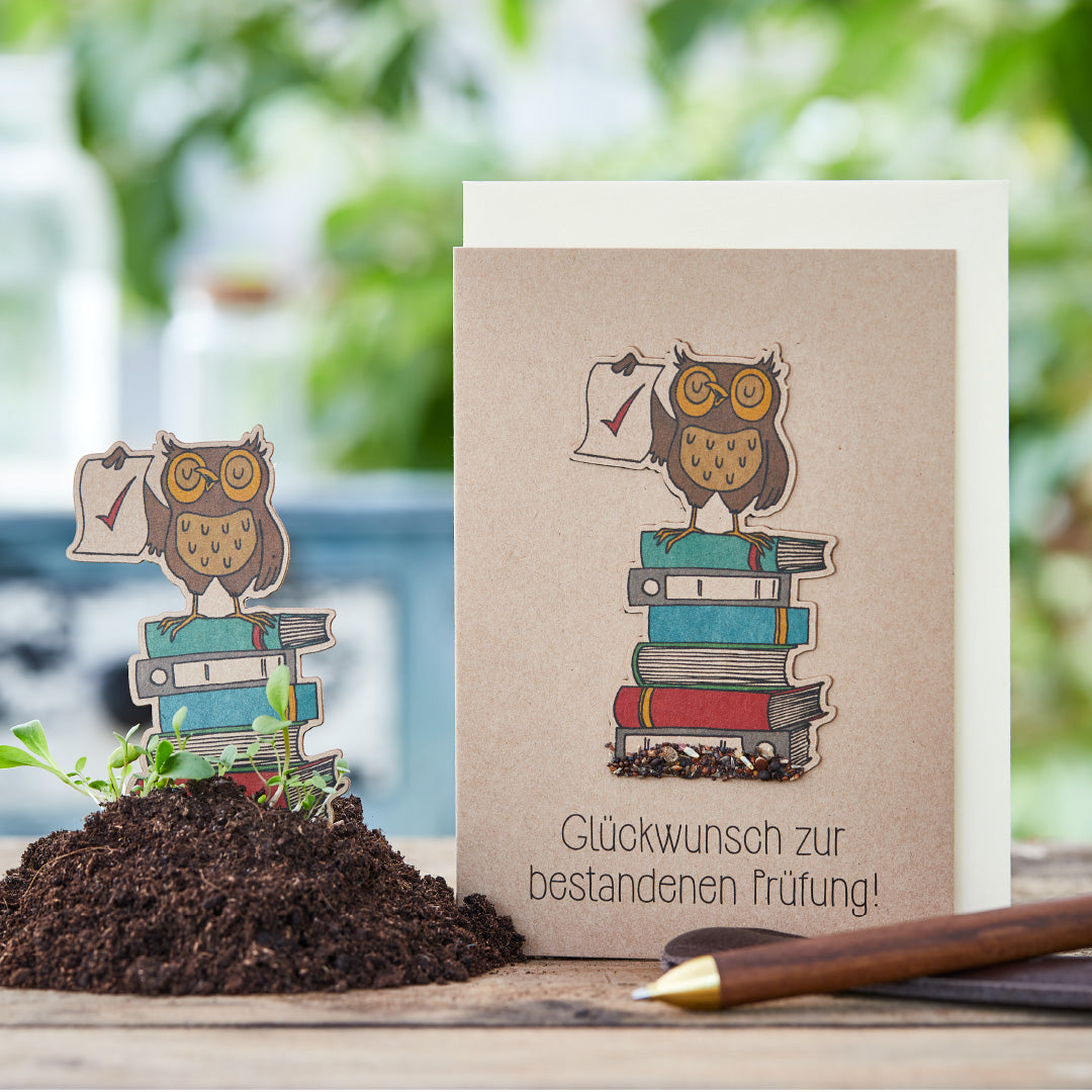 Greeting card "Passed exam" 