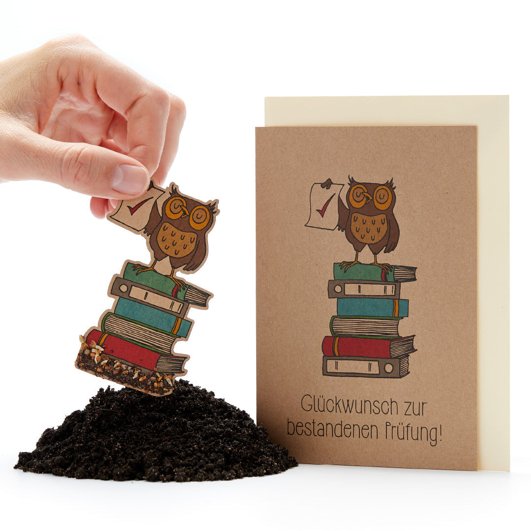 Greeting card "Passed exam" 