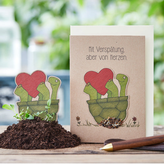 Greeting card "Delayed" 