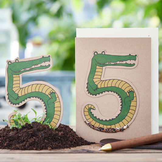 Birthday card "Five" 