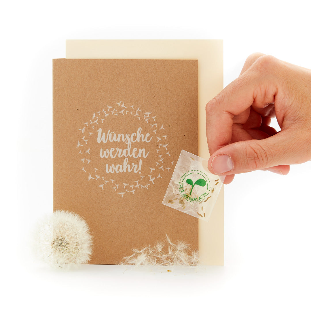 Greeting card "Wishes come true"