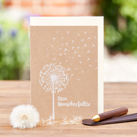 Greeting card "Your wish fulfiller"