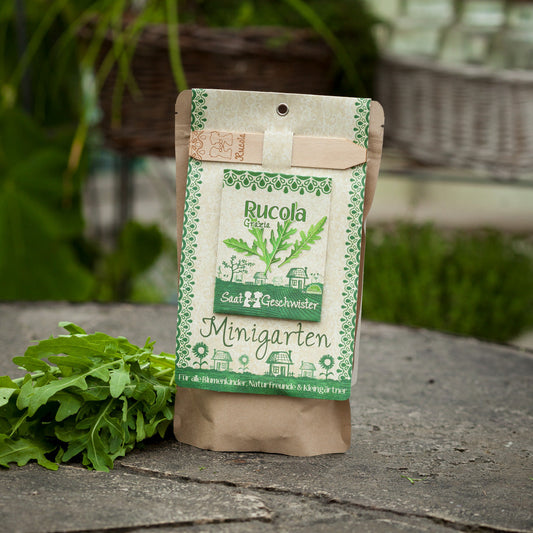 Anzuchtset – Minigarten BIO-Rucola