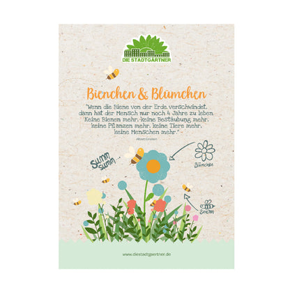 Herb box "Flowers &amp; Bees"