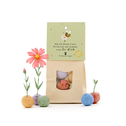 Does the flower have a kink - Colorful flower marbles