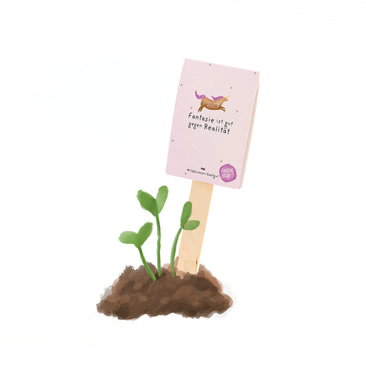 Fantasy is good against reality - Seed greeting