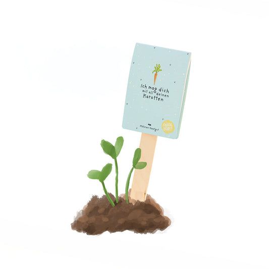 I love you with all your carrots - Seed greeting (ORGANIC)