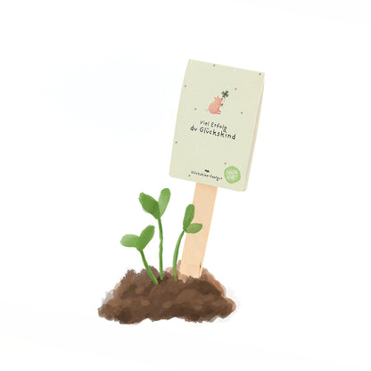 Good luck, you lucky child - Seed greeting