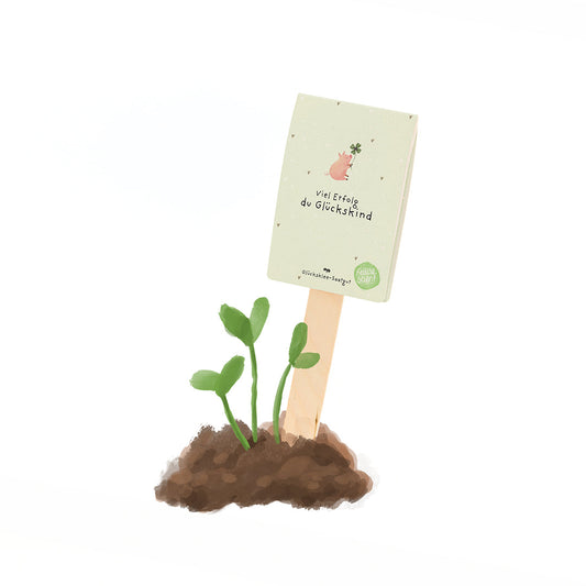 Good luck, you lucky child - Seed greeting