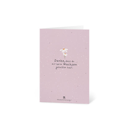 Greeting Card - Thank you for helping me grow
