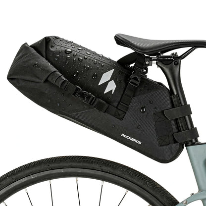 100% Wasserdichtes Fahrrad Satteltasche 13L AS-157 RideMate