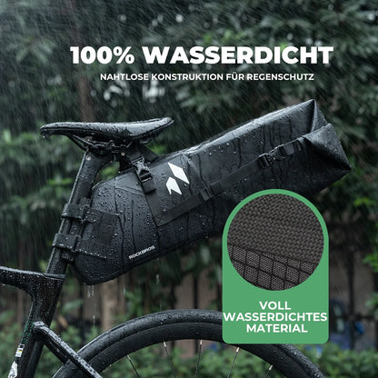 100% Wasserdichtes Fahrrad Satteltasche 13L AS-157 RideMate