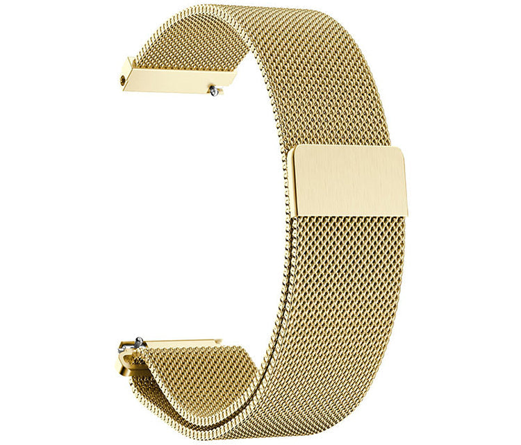 SYSTEM-S 20 mm Milanese metal bracelet for Huawei Watch Smartwatch in yellow 