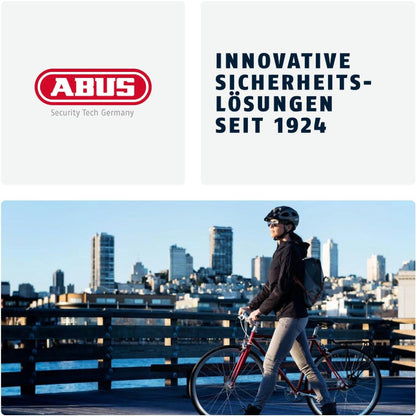 ABUS Fahrradhelm Urban-I 3.0 Schwarz Matt mit Rücklicht