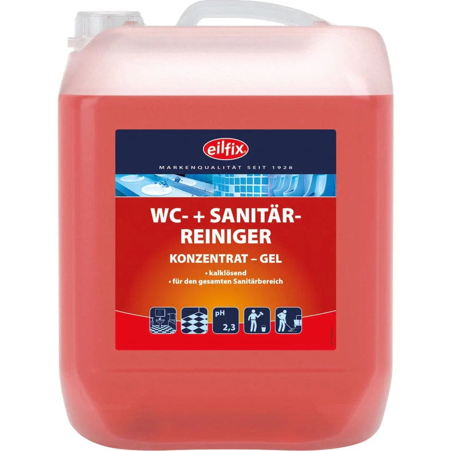 EILFIX WC + SANITÄRREINIGER (WC-Rot) Konzentrat Gel