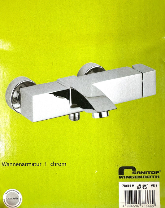 AquaSu „SONDRIO“ Wannen-Einhebelmischer (chrom)