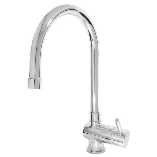 Aqua-Su "Bali" Spültisch-Niederdruck-Einhebelmischer (herausziehbar, chrom)