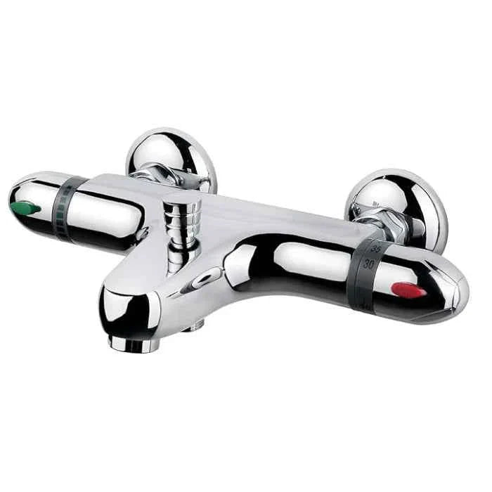 Aqua-Su "Rome" Thermostat-Wannenarmatur (chrom)