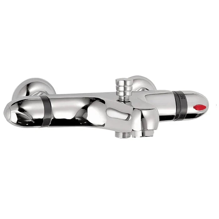 Aqua-Su "Rome" Thermostat-Wannenarmatur (chrom)