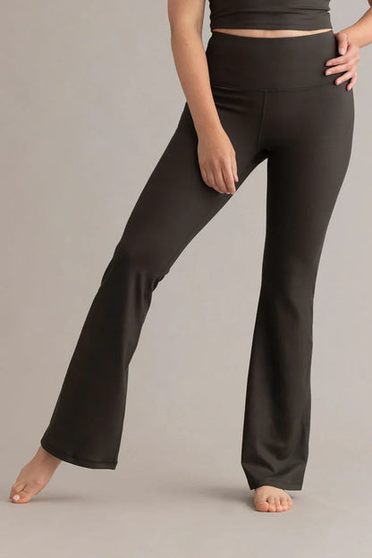 High-Waist Flared Leggings Always Dressed Forest Night
