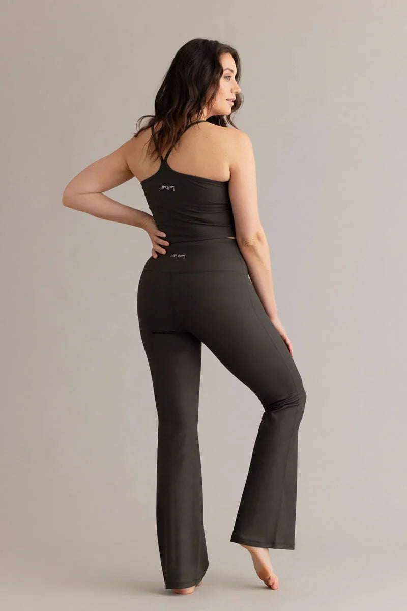 High-Waist Flared Leggings Always Dressed Forest Night