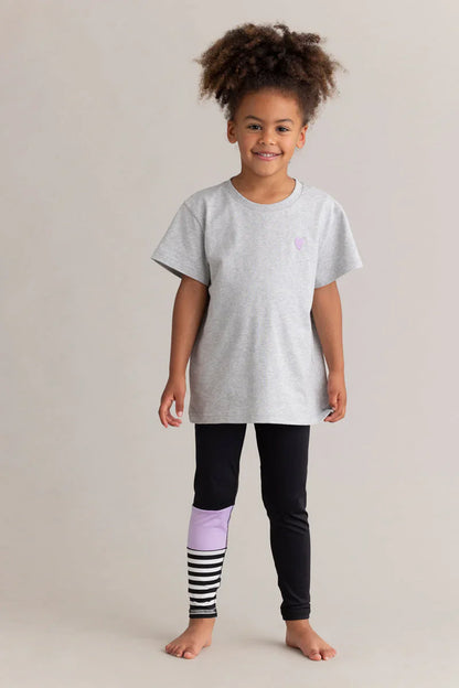 Kids T-Shirt Lilac Heart