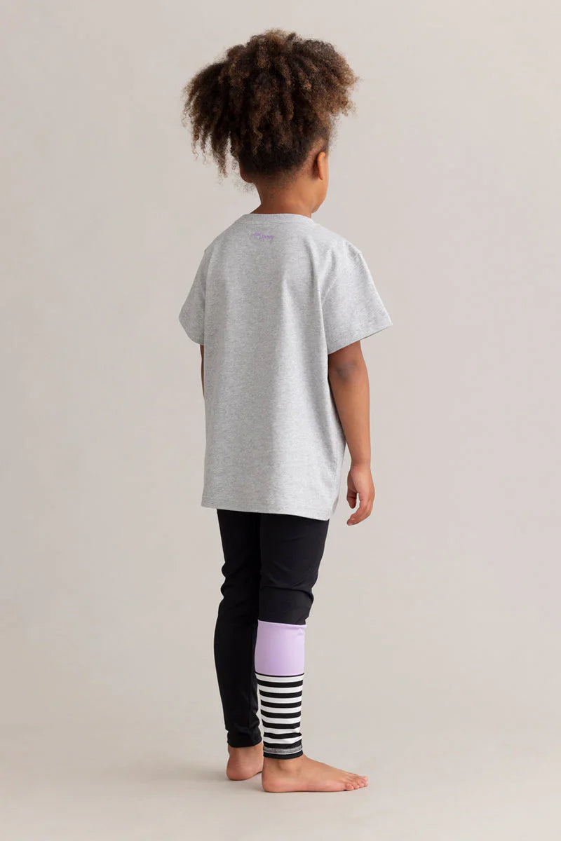 Kids T-Shirt Lilac Heart