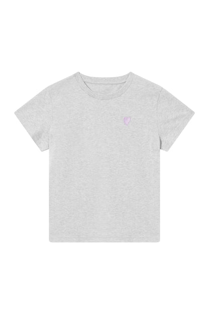 Kids T-Shirt Lilac Heart