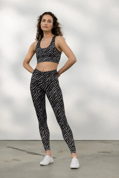 Racerback Bra Zebra Stone