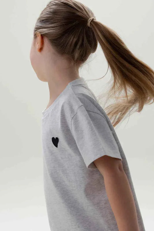 Kids Shirt Grey Melange