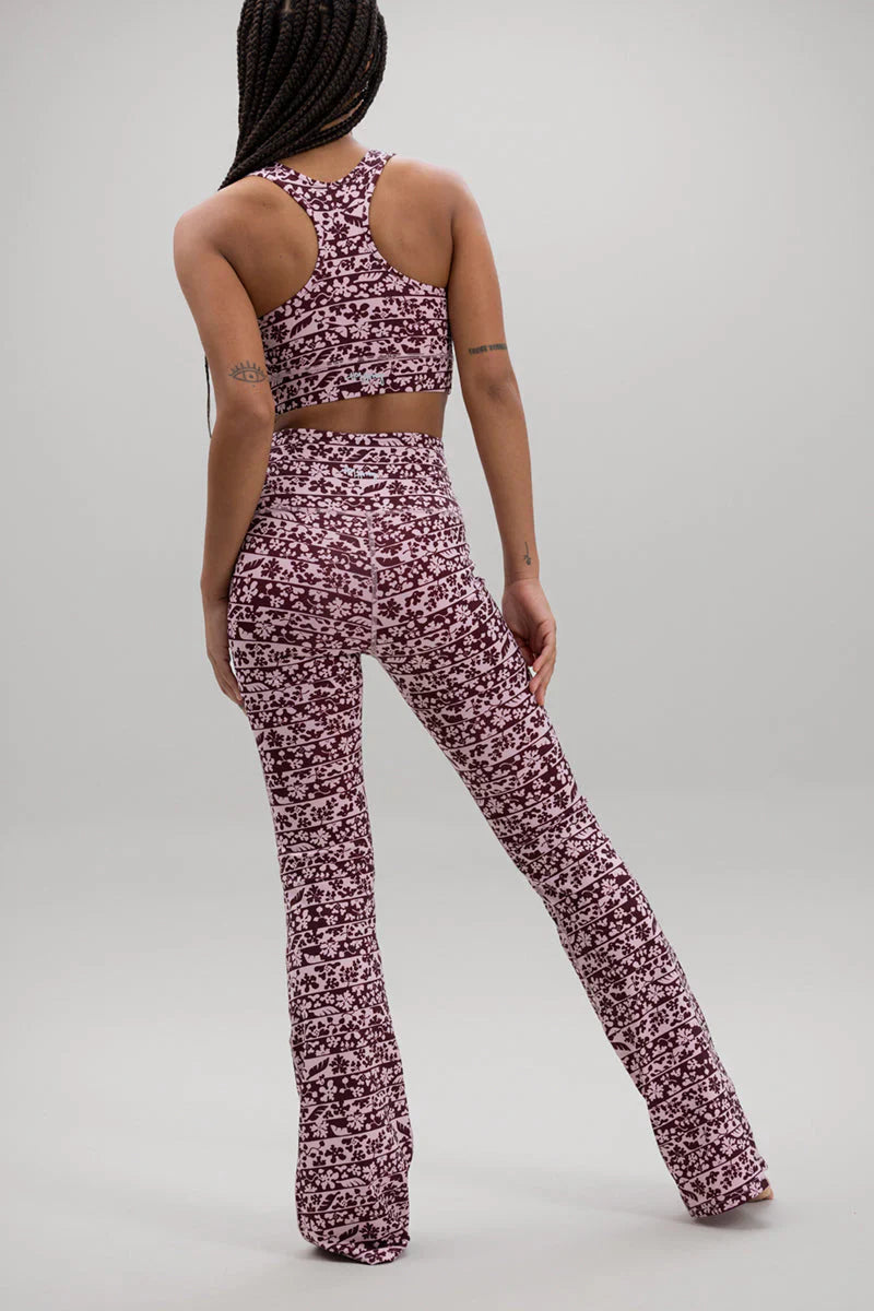 Racerback Bra Flower Bordure