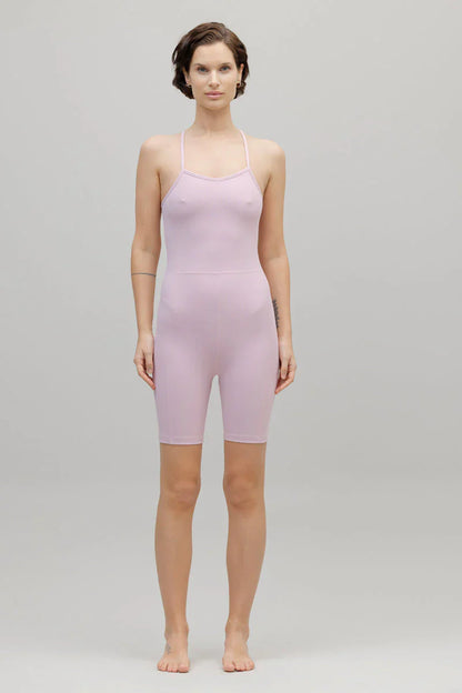 Jumpsuit Ribbed Dawn Pink
