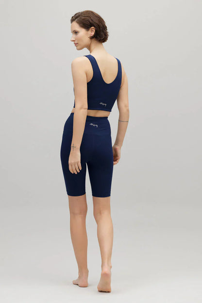 Bustier Ribbed Blue Depth