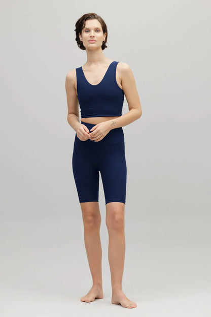 Bustier Ribbed Blue Depth