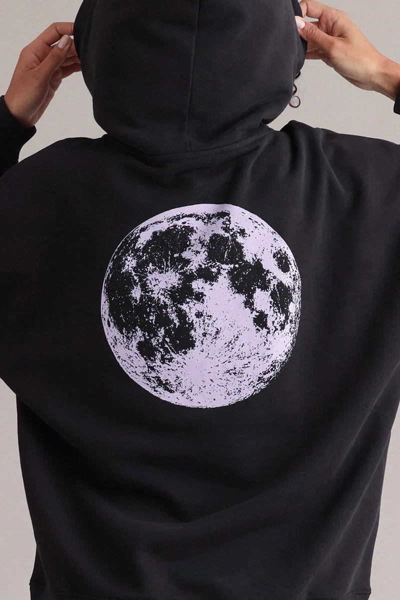 Hoodie Moon Black