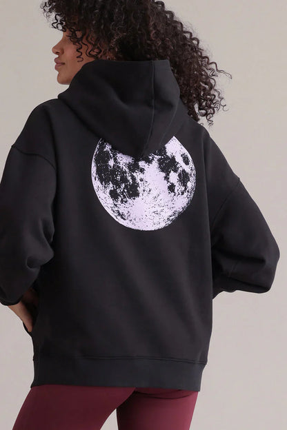 Hoodie Moon Black