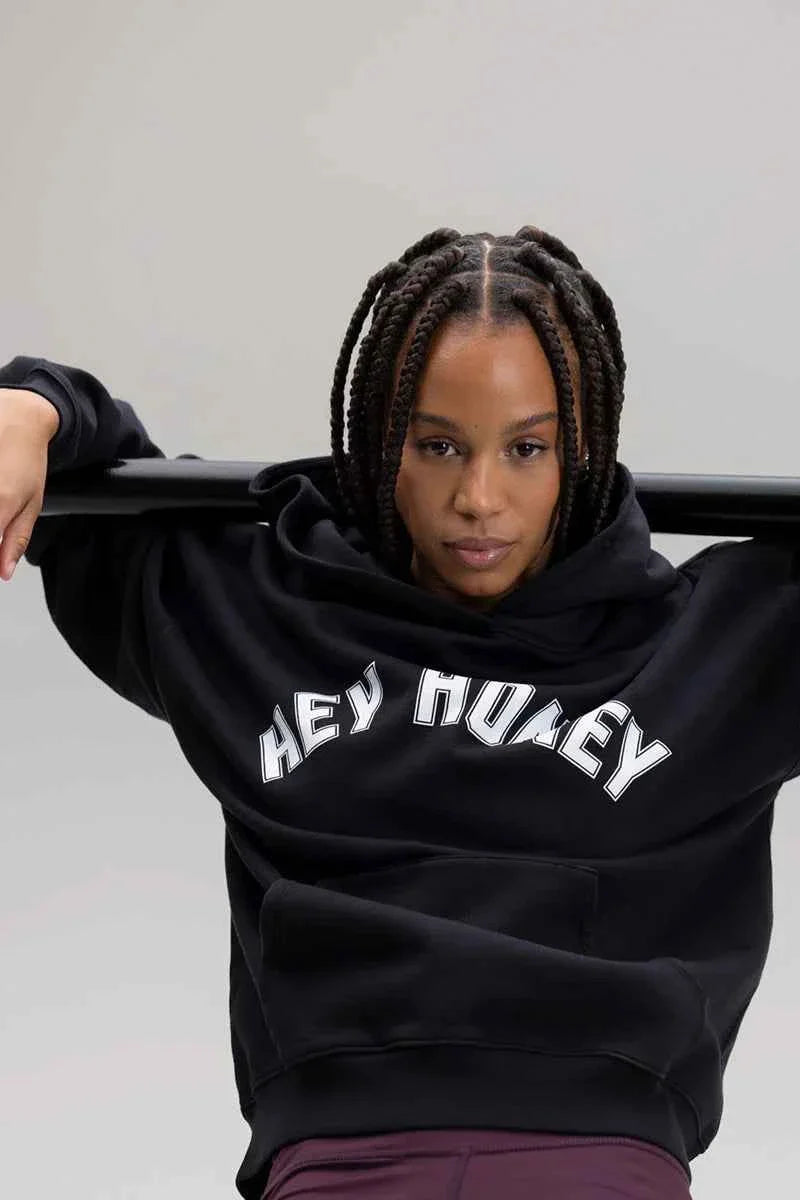 Hoodie Hey Honey Black